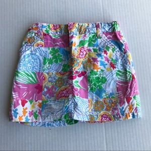 Lilly Pulitzer Patchwork Print Skort
